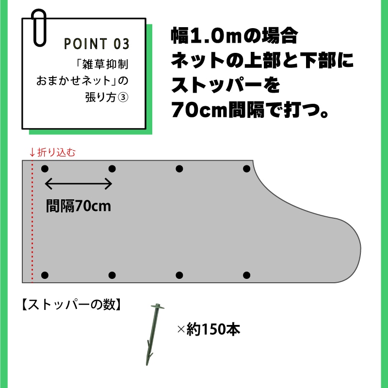 雑草抑制おまかせネット