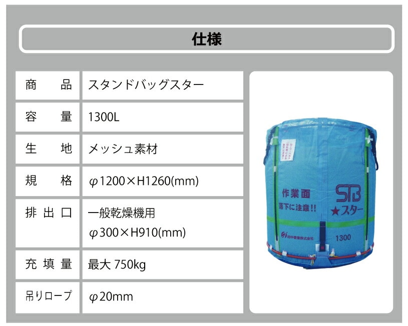 1個スタンドバッグスター1300L