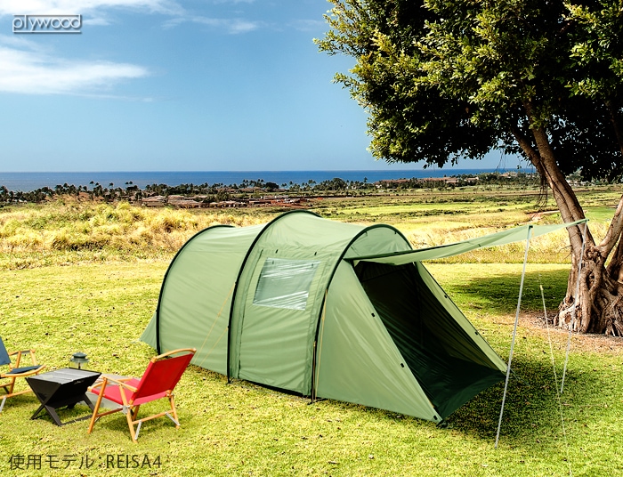 ノルディスク レイサ4 日本限定 ベージュ Nordisk Tents Reisa 4 [ LIMITED BEIGE ]-plywood