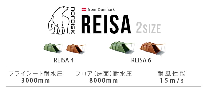 テント ファミリー ノルディスク レイサ4 カシューブラウン Nordisk Tents Reisa4 122056 | 新着 |  plywood(プライウッド)