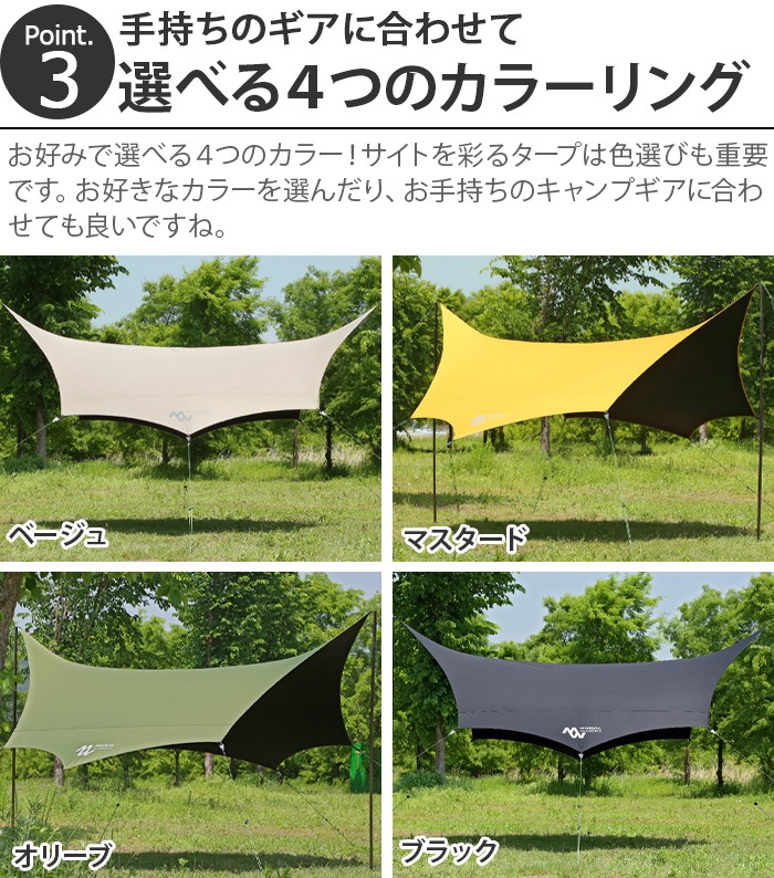 ミニマルワークス ブルーホールオクタタープ MINIMAL WORKS BLUEHOLE OCTA TARP-plywood