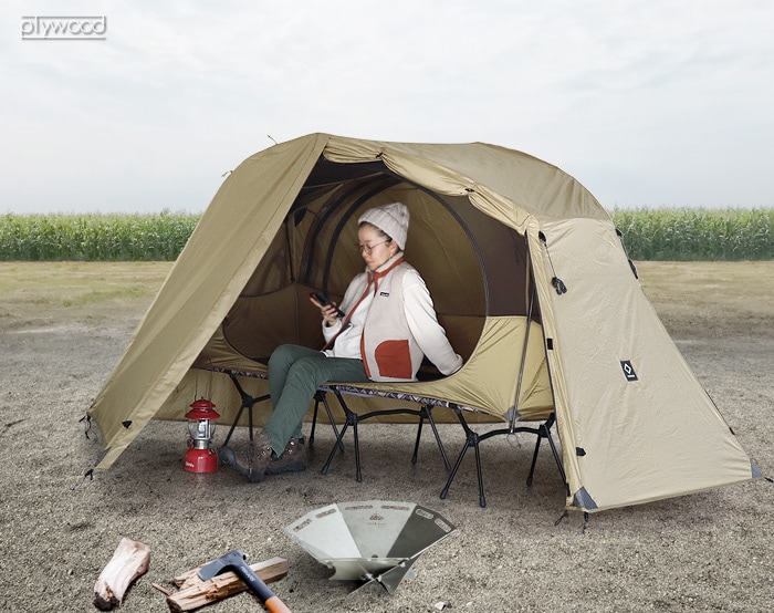 ヘリノックス タクティカル コットテント ソロ フライ Helinox Tactical Cot Tent Solo Fly-plywood