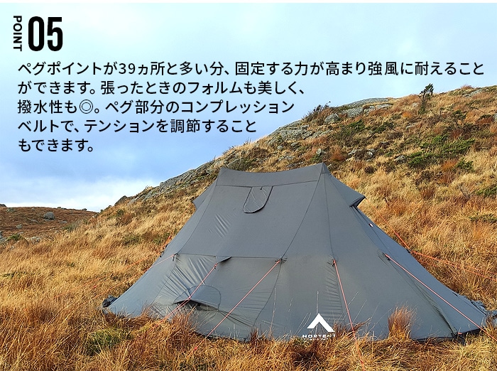 Amazon.co.jp: ノルテント コイエ7アークティック インナーテント Nortent Koie7 ARCTIC Inner tent  インナーテント右用 : スポーツ＆アウトドア