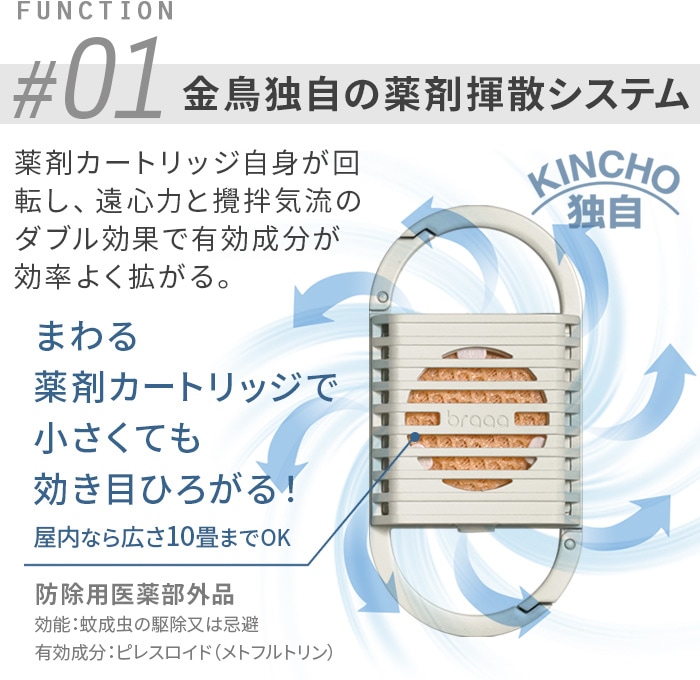 キンチョー 蚊に効くおでかけカトリス用 240時間 取替え用