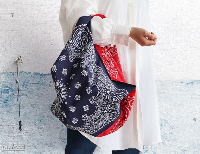 トライベッカ バンダナ ショッピング バッグ TRIBECA BANDANA SHOPPING BAG | 新着 | plywood(プライウッド)