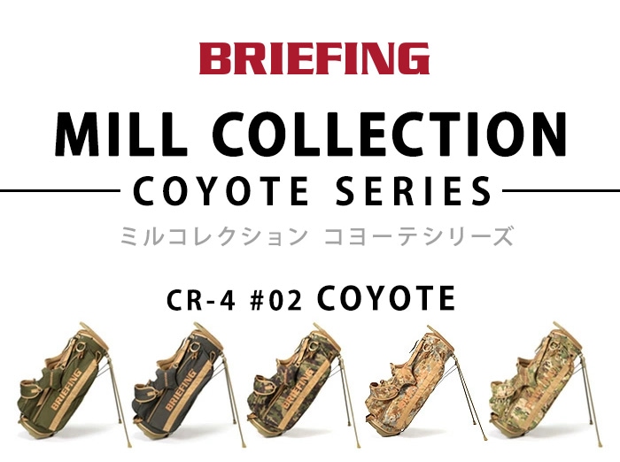 新品 ブリーフィング BRIEFING キャディバッグ CR-4 カモブラック-