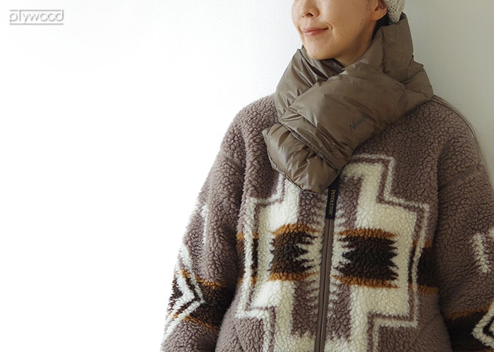 ナンガ ポータブルライトダウンマフラー NANGA PORTABLE LIGHT DOWN MUFFLER | ファッション,服飾雑貨 |  plywood(プライウッド)