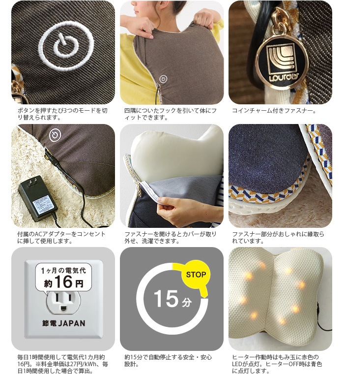 ルルド プレミアム マッサージクッション ダブルもみ Vw Lourde Premium Massage Cushion Wmomi Vw Ax Hcl2 新着 Plywood プライウッド