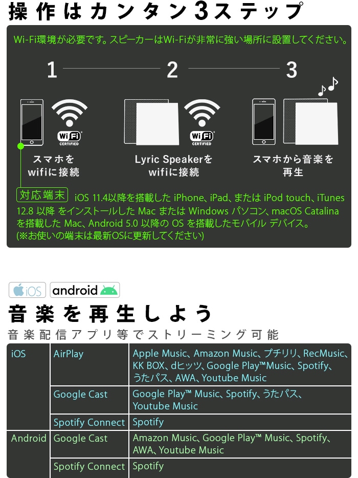 COTODAMA Lyric Speaker Canvas LS2 コトダマ リリックスピーカー