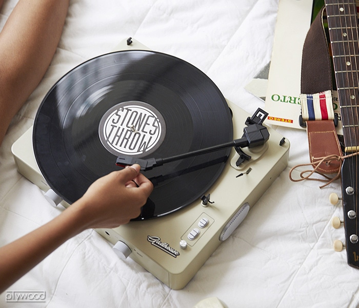 ブラッド レトロレコードプレイヤー BRAD RETRO RECORD PLAYER-plywood