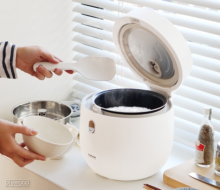 Smart Rice Cooker 炊飯器 4合 ホワイト AX-RC3W(1台