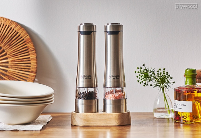 RHPK4100 Stainless Steel Electric Salt and Pepper Mills