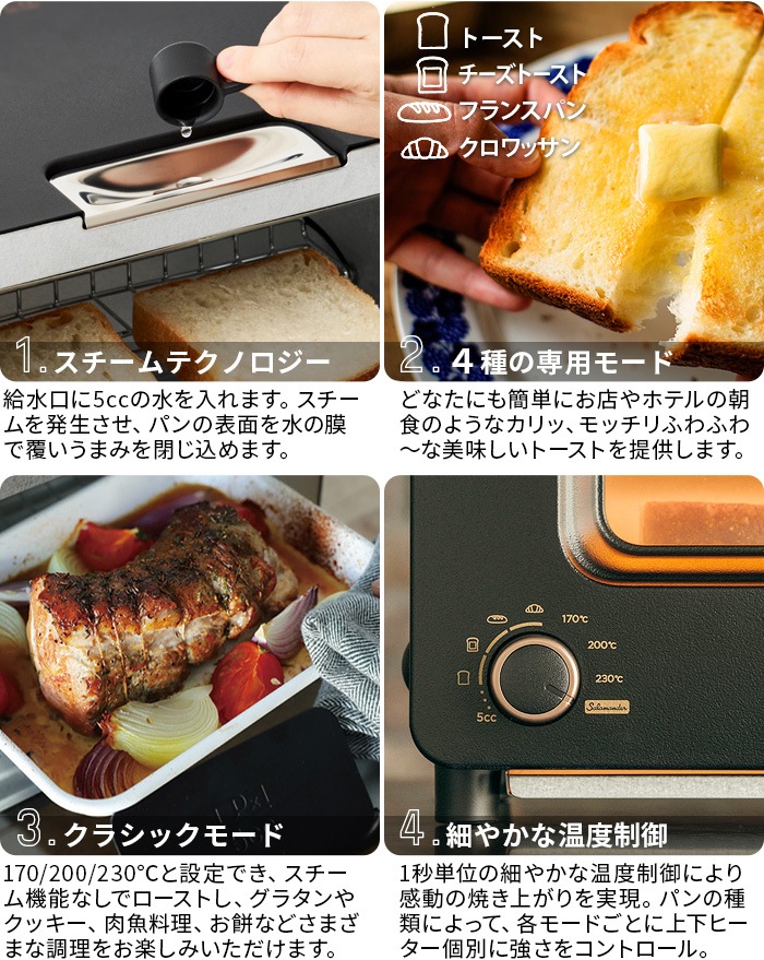 バルミューダ ザ・トースター プロ BALMUDA The Toaster Pro K05A-SE