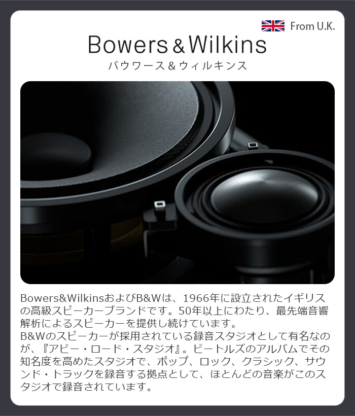 特典進呈専用　Bowers&Wilkins　Zeppelin Wireless スピーカー・ウーファー