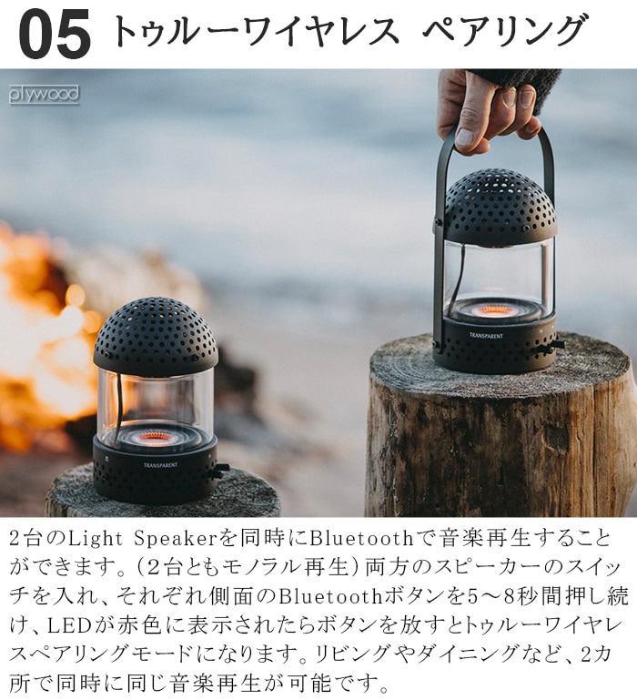 トランスペアレント サウンド ライトスピーカー TRANSPARENT SOUND