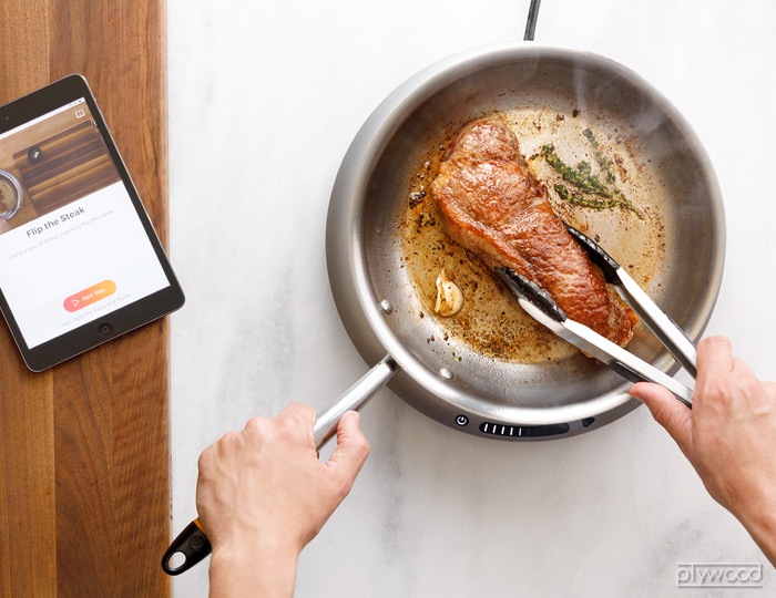 へスタンキュー スターターセット スマートIHヒーター ＋ スマートフライパン Hestan Cue Smart Induction Cooktop  ＋ Smart Fly pan | 新着 | plywood(プライウッド)