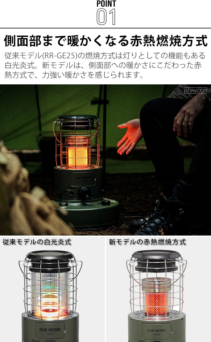 トヨトミ ギアミッション ストーブ ミリタリー 暖房器具