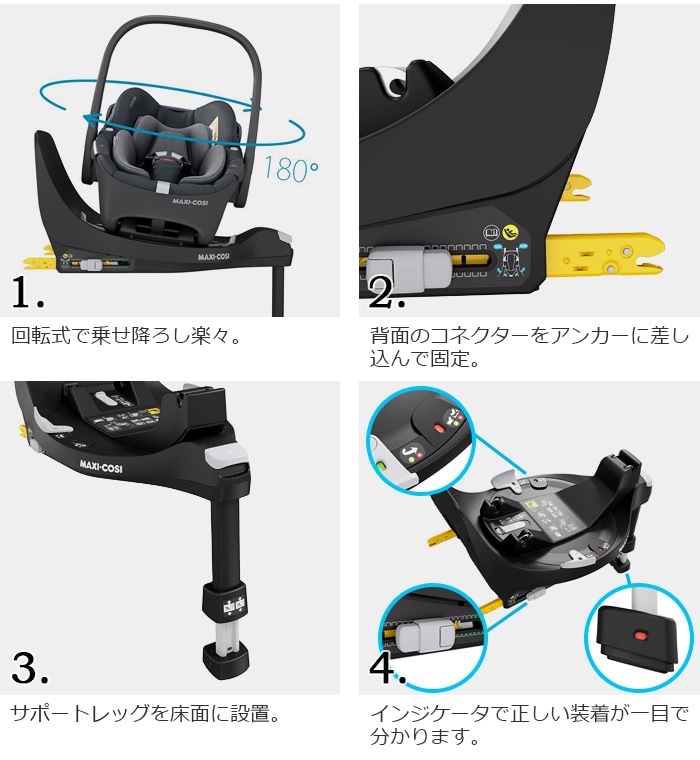 マキシコシ ファミリーフィックス360 MAXI-COSI FamilyFix 360 ISOFIX