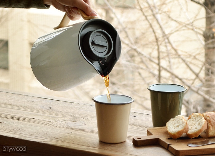 Stelton Emma Vacuum jug Tea ブラック ステルトン エマ バキュームジャグ ティー 1L 通販 