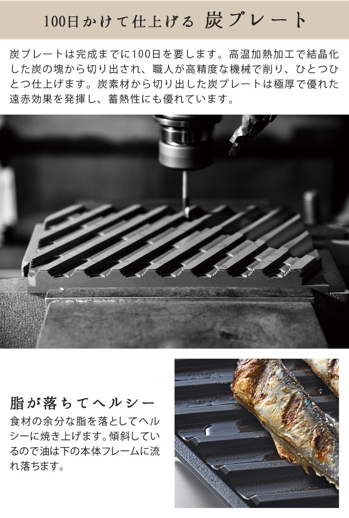 大人の焼魚 炭グリル OTS8010 | 送料無料 特集！ | plywood(プライウッド)
