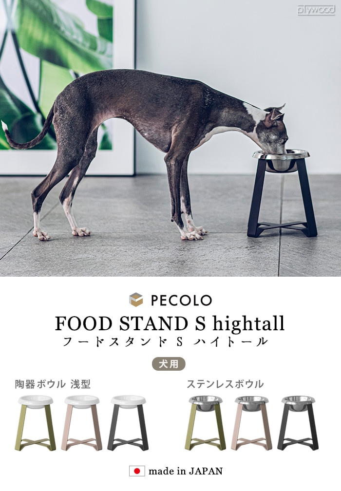 Pecolo(ペコロ) Food Stand(Stall) ステンレスボウル カカオ S Tall