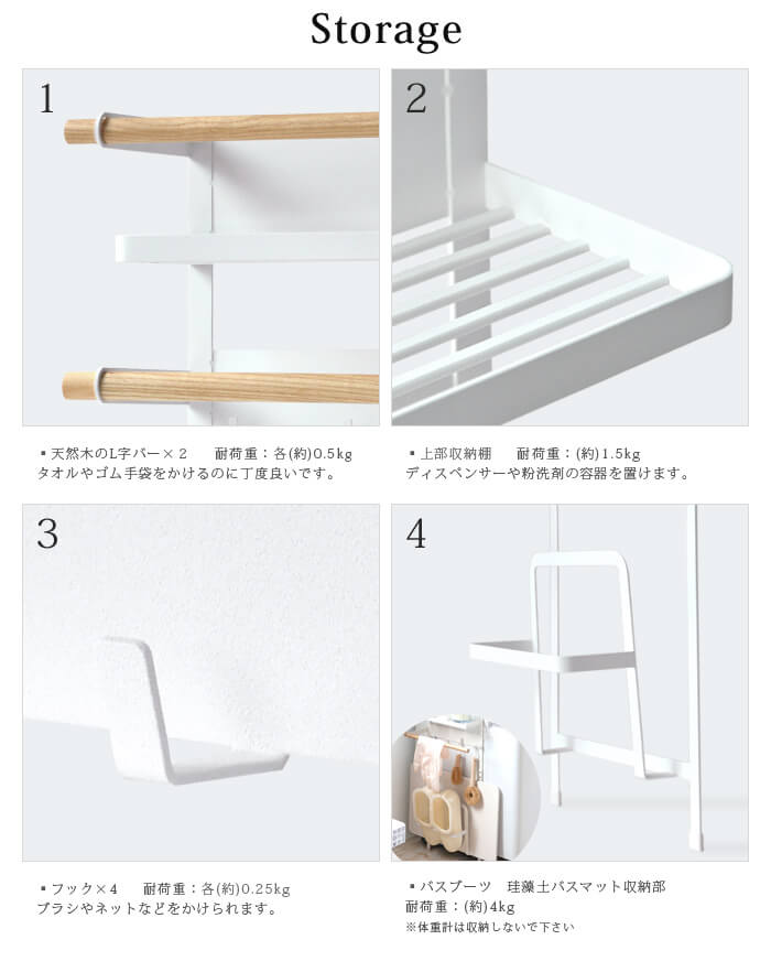 トスカ 洗濯機横マグネット収納ラック Tosca Magnet Washing Machine Side Rack 収納 E T C Plywood プライウッド