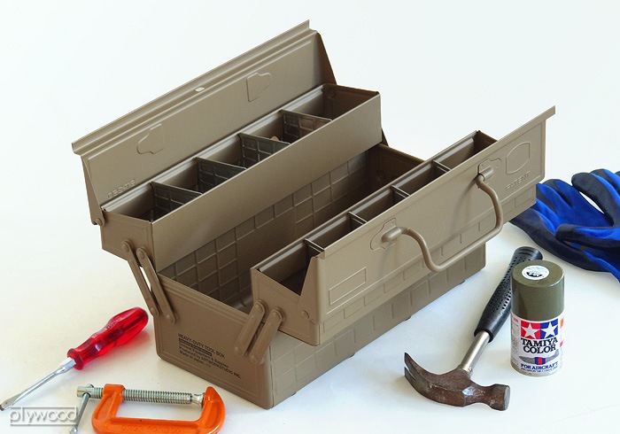 ART WORK STUDIO HEAVY-DUTY tool box double doors [TR-4325] アートワークスタジオ  ヘビーデューティー ツールボックス ダブル ドアーズ-plywood