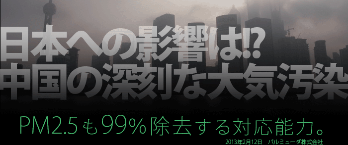 PM2.5 中国 大気汚染