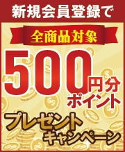 500円分ポイントプレゼント