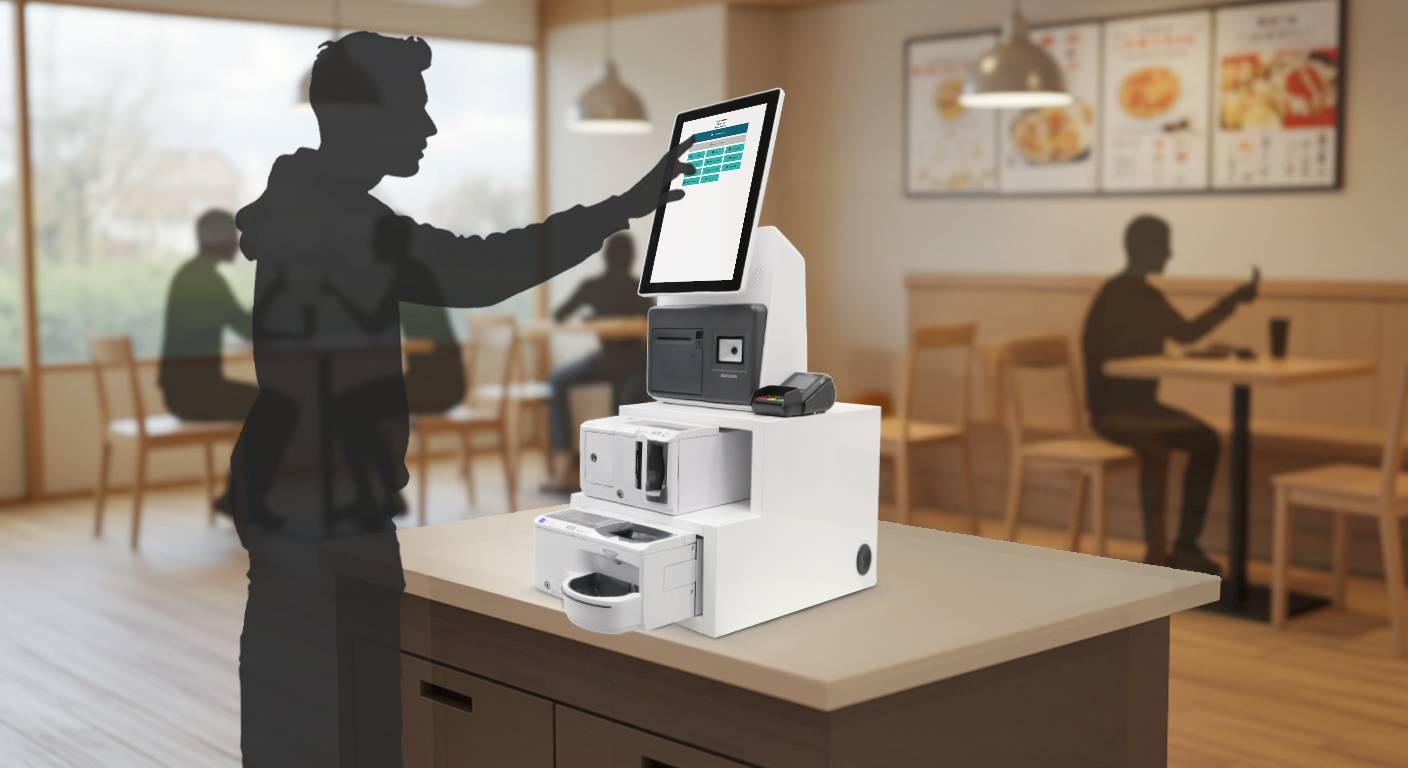 15.6インチ タッチパネル キオスク端末 Seav-MK・グローリー自動