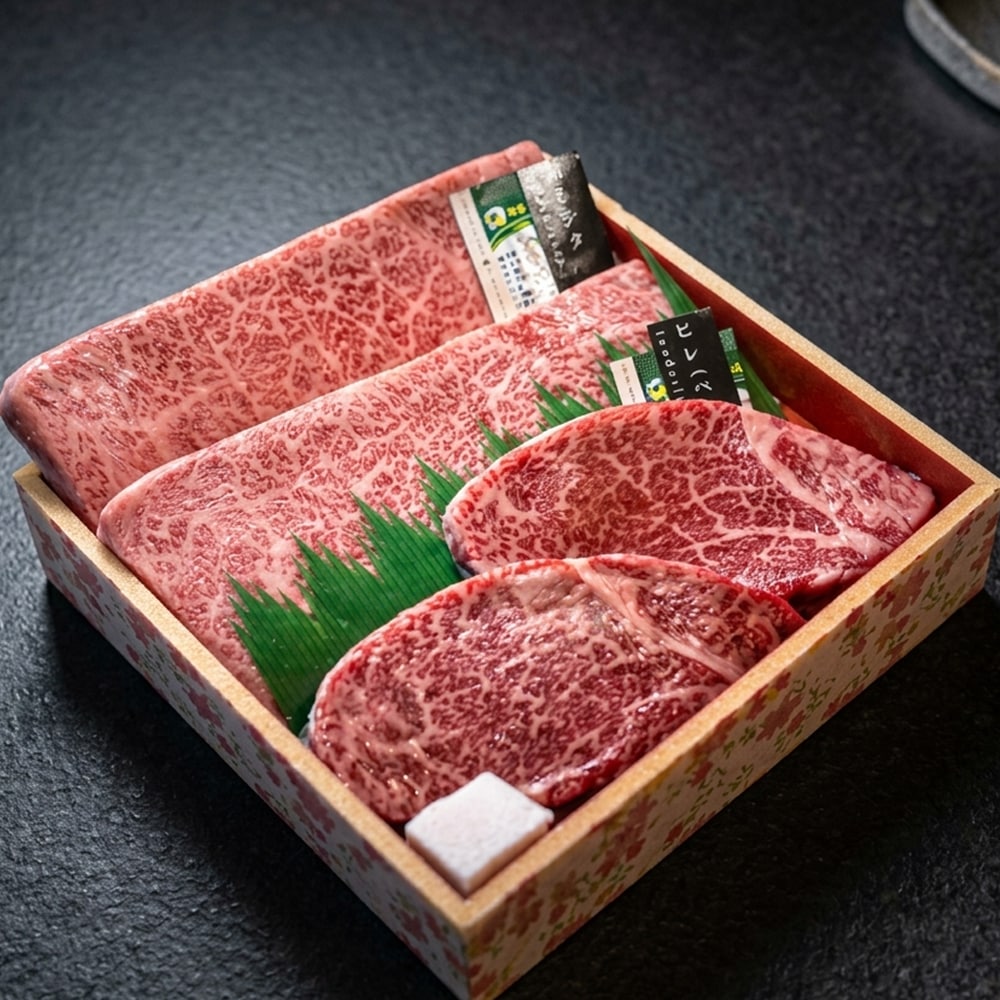 「高級和牛ステーキ箱」