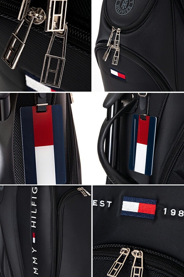 TOMMY HILFIGER トミーヒルフィガー キャディーバッグ カートタイプ 口