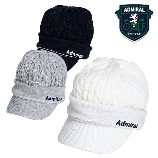 アドミラル ゴルフ 秋冬モデル ユニセックス ニットキャップ ADMB2F57【23】Admiral GOLF  ゴルフ-パワーゴルフ（PowerGolf）本店