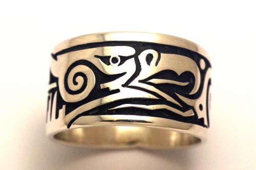 ホピリング　ルーベン・ソフキー作 《イーグル》 30号