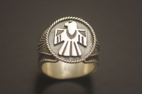 Bo Gary Reeves サンダーバード リング 23号 ナバホリング ボー・リーブス作 《サンダーバード》 23号 ｜ POWWOW