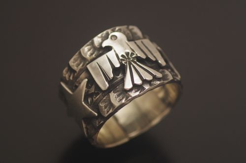 Sunshine Reeves　サンシャインリーブス　サンダーバード　リング Sunshine Reeves ナバホ族 リング サンダーバード スタンプ