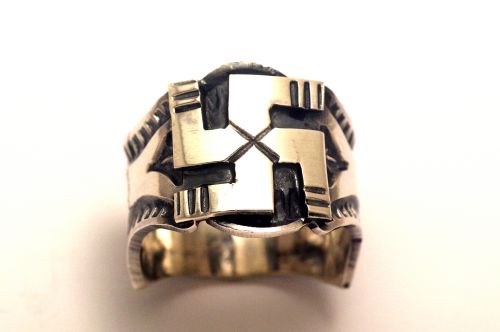 20s 30s 40s スワスティカ リング ナバホ ヴィンテージ　10号 20s 30s 40s スワスティカ リング ナバホ ヴィンテージ 10号 VINTAGE