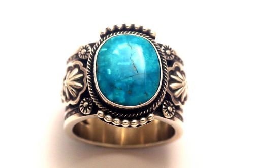 【POWWOWナゲッツ】 ナバホリング アイヴァン・ハワード作 《モレンシ》 23号