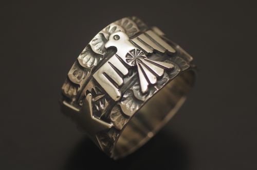 ナバホリング サンシャイン・リーブス作 《NEWサンダーバード＆スター