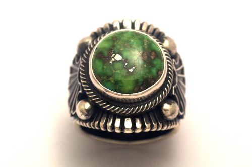 【POWWOWナゲッツ】 ナバホリング　フロイド・パーカスト作 《ソノラン》 18号