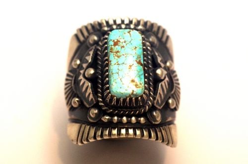 【POWWOWナゲッツ】 ナバホリング デリック・ゴードン作 《ナンバーエイト》 21号