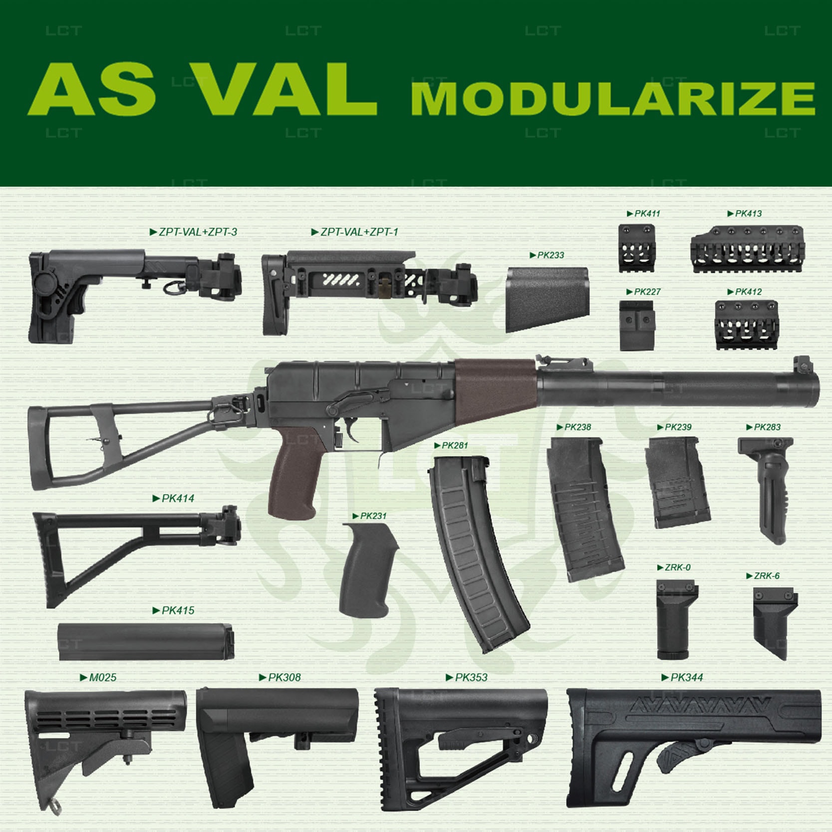 LCT VAL 美品 ☆LCT AS VAL/電動ガン完成品-日本仕様- > AS VAL/VSS/SR-3 シリーズ
