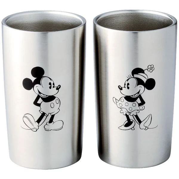 ディズニー ステンレス真空タンブラーセット300ml(ミッキー＆ミニー)