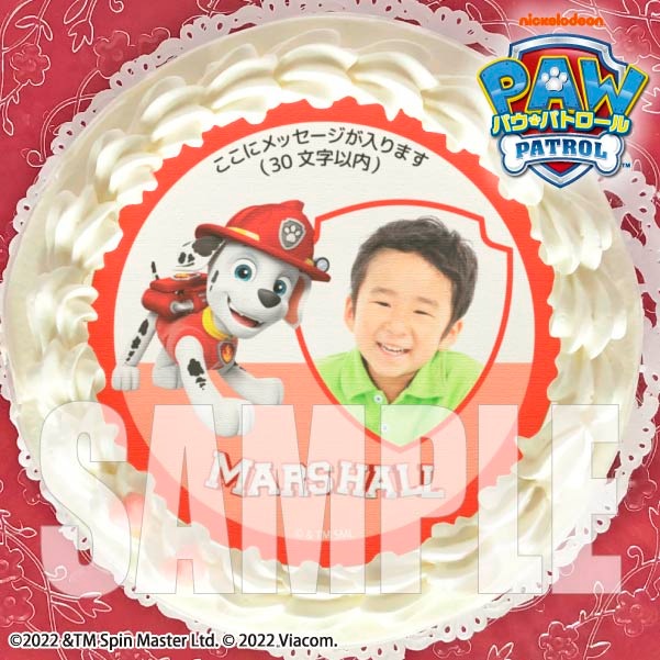 �y�ʐ^���b�Z�[�W����z�v���P�[�L(MARSHALL)[�p�E�E�p�g���[��] 5�� 15cm