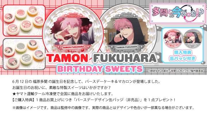 公式】多聞くん今どっち！？ ケーキ・マカロン・カップケーキ【PRIROLL