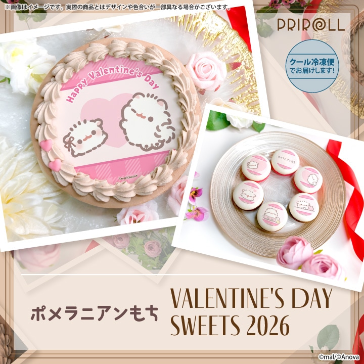 公式】ポメラニアンもち ケーキ・マカロン・カップケーキ【PRIROLL