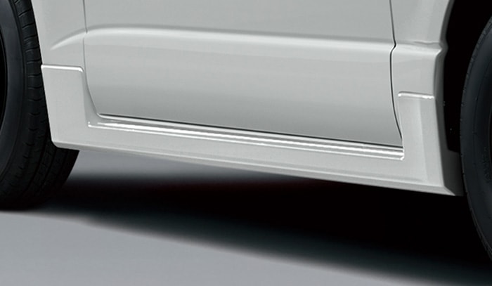 ハイエース 4型〜現行 標準ボディー用 モデリスタ サイドスカート Ver1