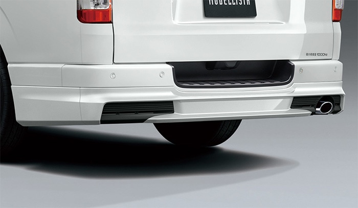 ハイエース 4型〜現行 標準ボディー用 モデリスタ リアスカート Ver1