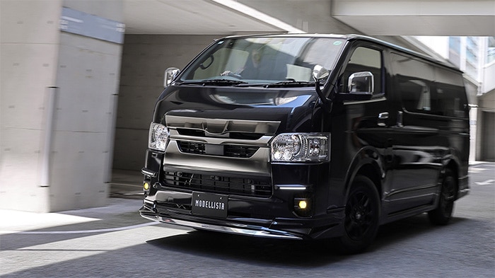 ハイエース 4型〜現行 標準ボディー用 モデリスタ フロントスポイラー