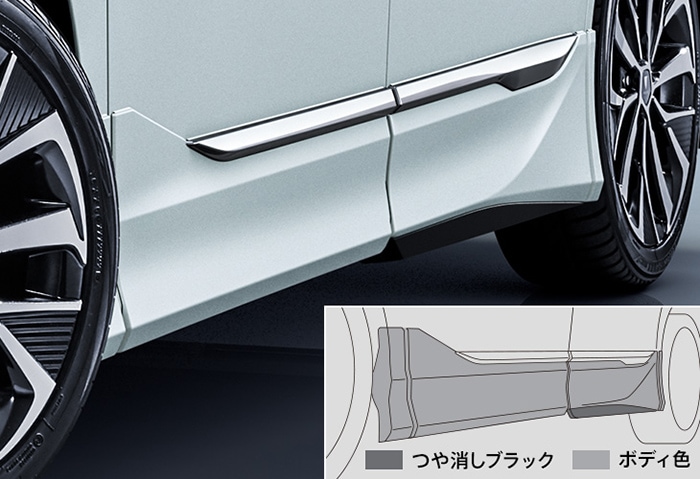 エアロ/ノアヴォク用モデリスタＲスカートのみD2641-55310-C0純正部品 エアロ/ノアヴォク用モデリスタRスカートのみD2641-55310-C0純正部品